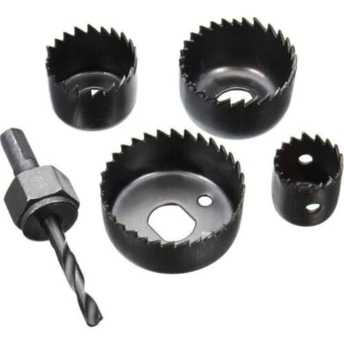 5pc Hole Saw Set Drill Bit Cutting Cutter Round Circular 30mm 38mm 44mm 54mm