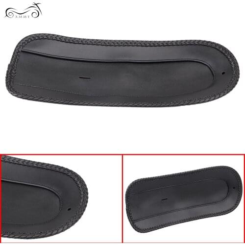 Black Rear Fender Bib Cover Solo Seat For Harley Dyna Low Rider FXDL