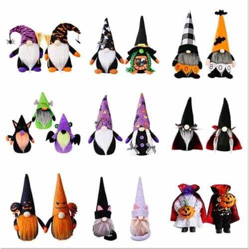 Halloween Desktop Decor Pendant Faceless Gnome doll 2021 Halloween Decoration For Home Pumpkin Vampire Party Hanging Ornaments