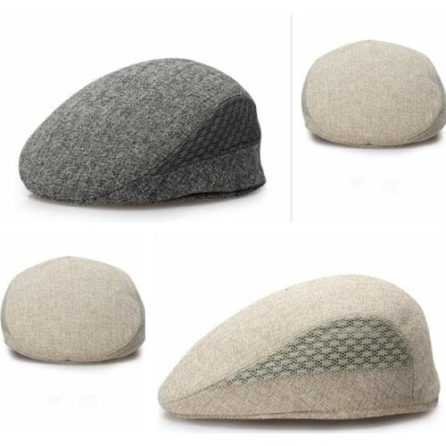 New Plaid Beret Hat Classic Retro Newsboy Hats Men And Women Universal Cap Outdoor Leisure Sports Sun Caps Spring Autumn Cap