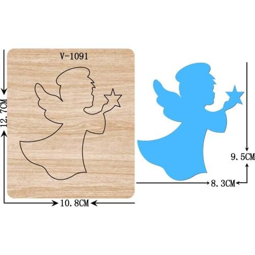 New angel wooden dies cutting dies for scrapbooking /Multiple sizes /V-1091