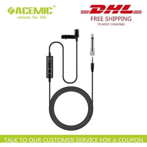 Pack of 20PCS Wired Lavalier Microphone for Smartphones, DSLR, Camcorders, PC, Mixer etc 6 Meter Electret Condenser Microphone