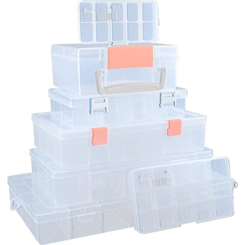 23 Types Multi-Grid Compartment Adjust Container Plastic Storage Box For Jewelry/Electronic Component Parts/Screw classification