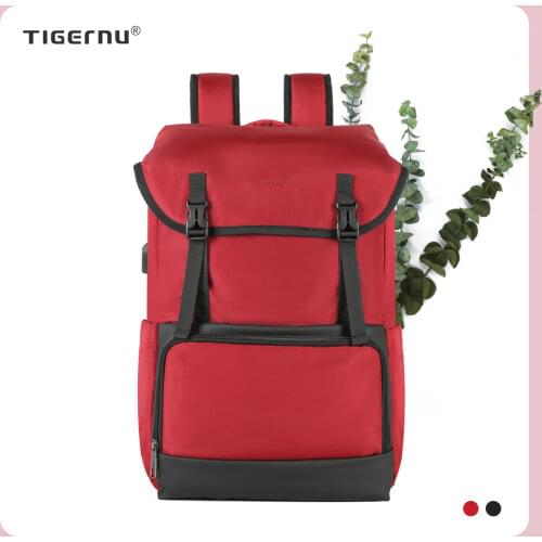 Tigernu New Large Capacity Travel Backpack Women High Quality Waterproof 15.6 inch Female Laptop School Backpacks Bags With USB