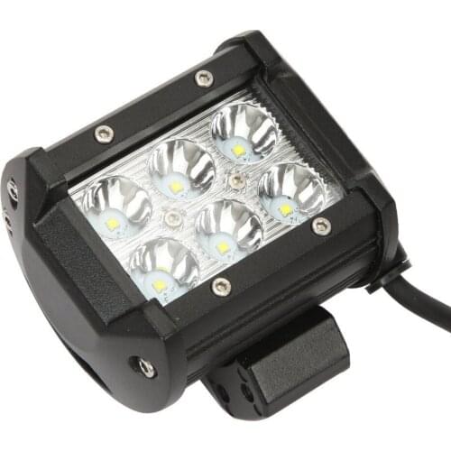 12v 24v 4" inch 18W Cree LED Work Light Bar Lamp for Motorcycle Tractor Boat Off Road 4WD 4x4Truck SUV ATV Spot