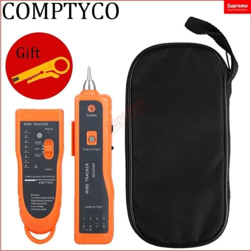 LAN Network Cable Tester Cat5 Cat6 RJ45 UTP STP Detector Line Finder Telephone Wire Tracker Tracer Diagnose Tone Tool Kit