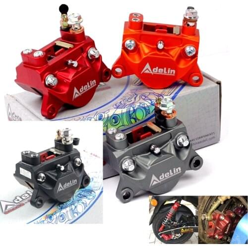 Universal Adelin ADL-10 Motorcycle Rear Brake Calipers 84mm Mounting 32mmx2Piston For Yamaha Honda Kawasaki Ducati KTM Vespa BWS