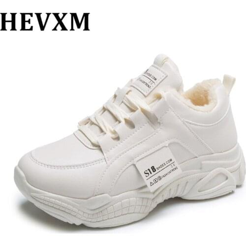 Cotton Shoes Female New Womens Boots Winter Plus Velvet Cotton Shoes Thick-Soled Warm Snow Womens Boots Womens Cotton Boots