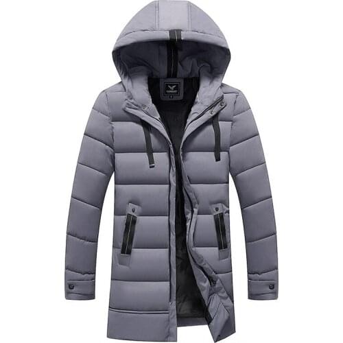 Winter Parkas Men 2020 New Thick Warm Hooded Mens Jacket Waterproof Hoodies Casual Zipper Hat Solid Male Winter Coat Oversized