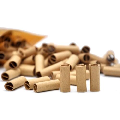 150pcs 6mm Pre Rolled Natural Unrefined Cigarette Filter Rolling Tips Smoking Accessories Rolling Filter