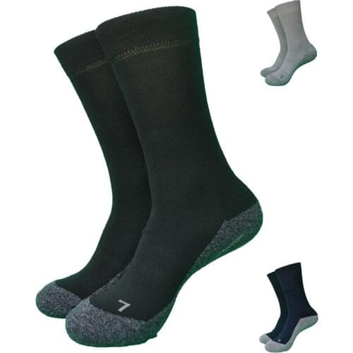 2 Pairs High Quality Outdoor Coolmax Terry Thick Active Trekking Socks Mens Socks Boneless