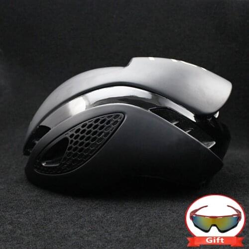 300g Aero TT Bike Helmet Road bike Cycling Bicycle Sports Safety Helmet Riding Mens Racing In-Mold Time-Trial Helmet