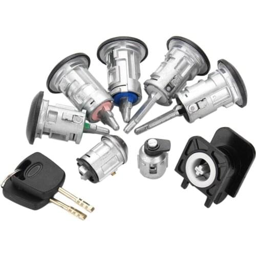 8Pcs Car Barrel Door Locks Keys Set 4425134 for FORD TRANSIT Connect 2002-2007