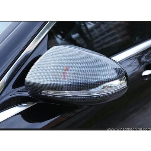 Accessories For Mercedes Benz GLC 2016 2017 New C Class Chrome Door Mirror Cover Trim Car Styling