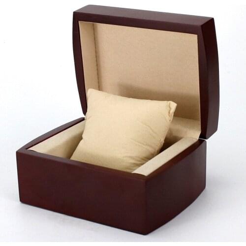 1 Piece of High-quality Luxury Brand Christmas Gift Box MDF Spray Paint Jewelry Packaging Wooden Watch Box Watch Packaging Box