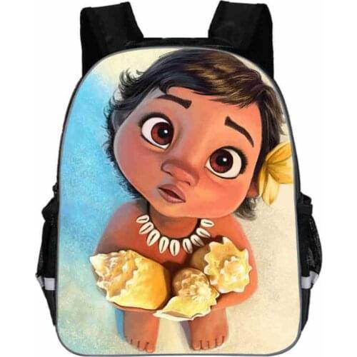 Children Backpack Princess Moana Cartoon Printed Baby Kids Preschool School Book Bags Small Bag Boys Girls Schoolbag Mochila