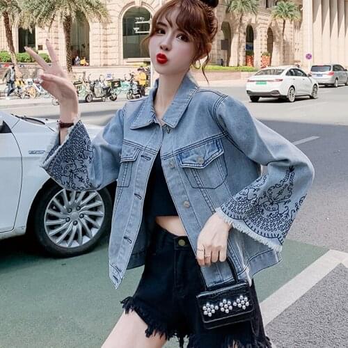 Denim Plus Size Oversize WomenS Clothes Spring Autumn Winter Jacket Coat Vetement Femme 2021 Outerwear Harajuku Bomber