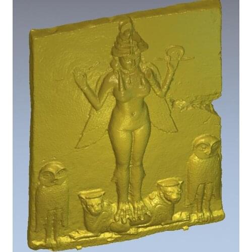 Panno_Egyptian artcam 3d model relief for cnc in STL file format