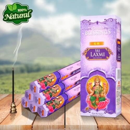 GR Auspicious Goddess Aroma India Incense Sticks,Aromatic Indoor Fragrance Home Living,Relaxing,Yoga,Meditation,Refreshing,Gifts