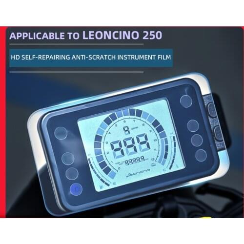 Motorcycle Speedometer Scratch Proof TPU Protection Film Dashboard Screen Instrument Film for Benelli Leoncino 250