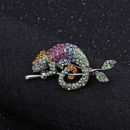 Retro personality insect chameleon lizard gecko Brooch mens suit woman sweater brooch jewelry