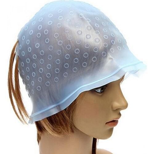 Professional Silicon Reusable Hair Colouring Highlighting Dye Cap Frosting Tipping