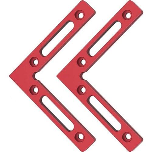 2PCS 90 Degree Positioning Square Right Angle Clamp, Aluminum Alloy Woodworking Tools, Suitable for Frame Box Cabinets
