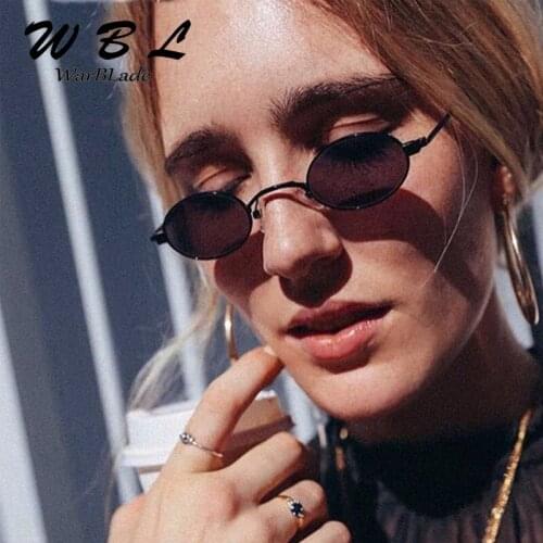 WarBLade 2019 Brand Designer Women Round Cat Eye Sunglasses Men Fashion Vintage Metal Frame Sun Glasses Shade Eyewear Mens UV400