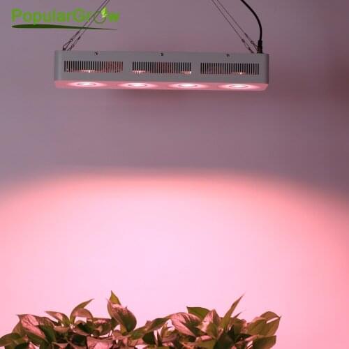 Populargrow 800w full spectrum cob led grow light best for grow box/tent/indoor greenhouse/Commercial plants