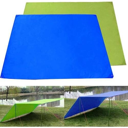 Tent Tarp Awning Sun Shade Rain Shelter Beach Camping Picnic Pad Moisture-proof Mat Hogard