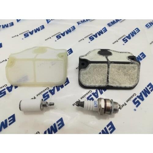 AIR FILTER GAS FUEL FILTER SPARK PLUG Service Kit For HUSQVARNA CHAINSAW 36 41 136 LE 137 137E 141 141LE 142 142E