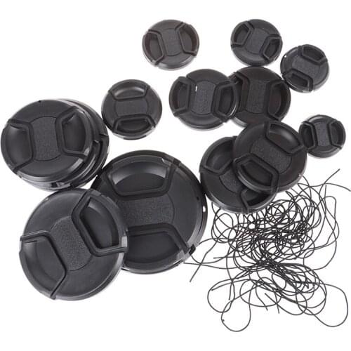 1pcs Practical New Center Pinch Snap-on Cap Cover Lens Cap For Lens Adapter With 37 40.5 46 86 95mm Filter Thread