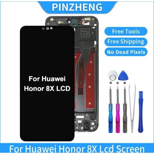 PINZHENG 6.5" LCD For Huawei Honor 8X LCD Display JSN-L22 JSN-L42 Touch Screen Digitizer Replacement For HONOR 8X LCD JSN-L11