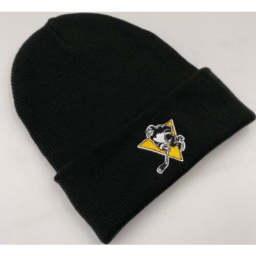 COLDINDOOR Winter knitted fans hats with an embroidery logo