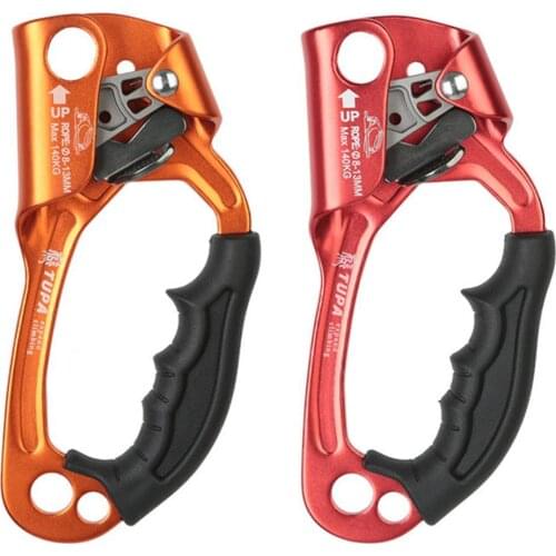 1 pc hand climbing anti-slip device Rope equipment Mountaineering rope clamp Montañismo al aire de cuerda de escalada en roca