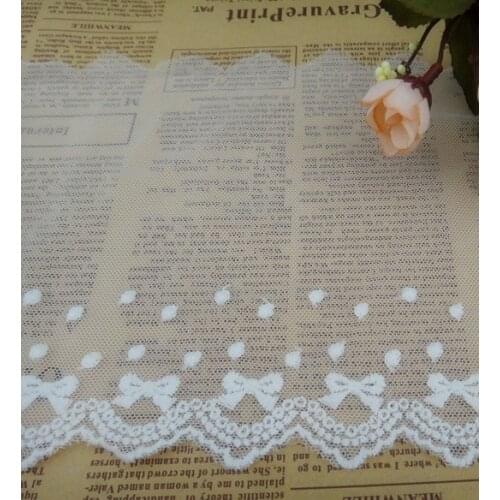 1yard DIY lace clothing accessories mesh embroidery width 14cm