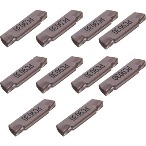 10Pcs MGMN200-G LDA Insert for MGEHR/MGIVR Grooving Cut Off Tool Suitable for MGEHR1010-2 Retail