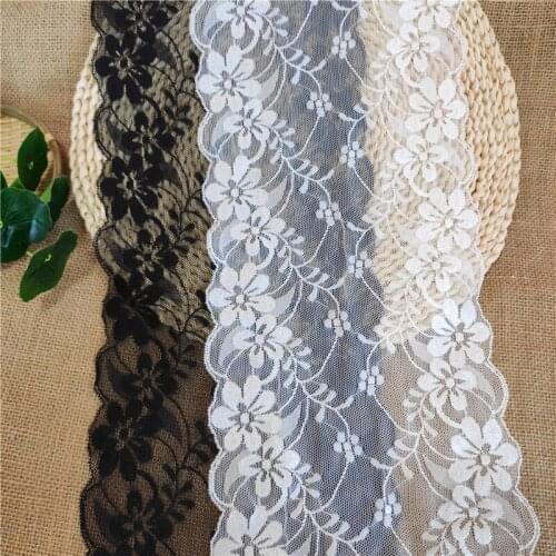 18cm heptavo flat lace elastic lace DIY decorative process sewing materials clothing accessories W1822-1