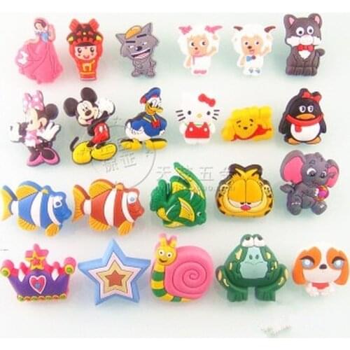 1x Children Cartoon Room Door Knob Pulls Soft PVC Cartoon Car Bird Cat Mouse Crown Dresser Drawer Wardrobe cabinet Handles
