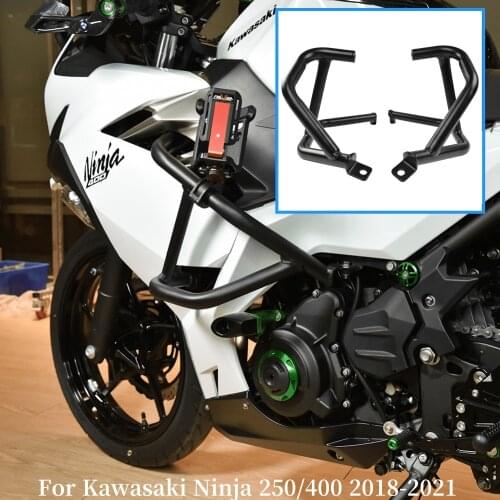 2019 Ninja250 Motorcycle Engine Guard Tank Protection Crash Bars Frame Bumper For Kawasaki Ninja 400 250 2018-2021 Accessories