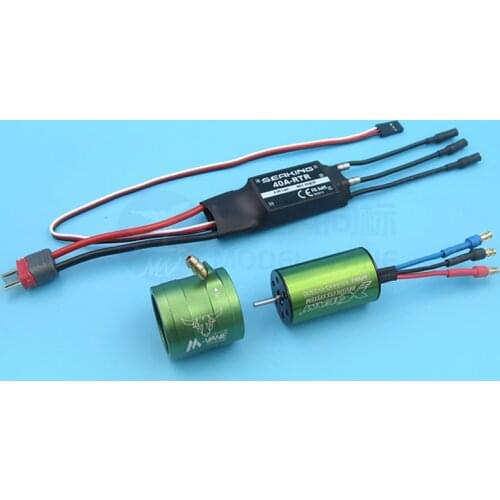 2S-3S Water Cooling Bidirection 40A Brushless ESC/2440 Brushless Motor/Water Cooling Case Power Set For RC Boat Model