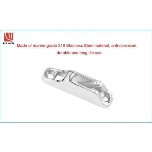 316 Stainless Steel Boat clam Cleat Rope Cleat Jam Cleat line cleat Marine Parts Hardware Sailing Kayak marine Accessories
