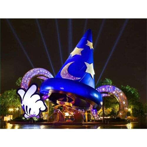 5D Diamond Painting Disney Magic Hat Mickey Mouse Diamond Embroidery Reflection Pictures Of Rhinestones Mosaic Home Decor