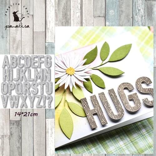 Panalisacraft Alphabet Letters Metal Cutting Dies Stencils for DIY Scrapbooking/photo album Decorative Embossing DIY Paper Cards
