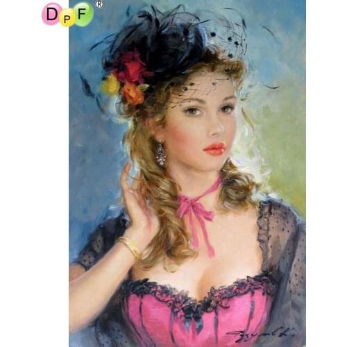 5D DIY Diamond Painting woman round/square Cross Stitch Diamond Embroidery kits Diamond Mosaic home Decorative drill
