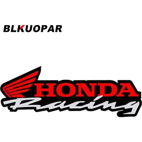 BLKUOPAR 13cm x 3cm Car Styling For HONDA Vinyl Graphic Car Stickers Rearview Mirror Side Decal Racing Auto Moto Car Helmet