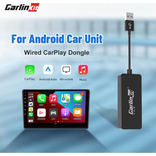 Carlinkit Android Auto Apple CarPlay Dongle for Android Head Unit 4.42 Above Smart link Support Mirror-link IOS 14 Map Music