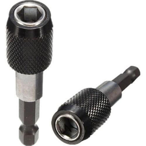 1PCS Electric Drill Bit Holder 60mm Magnetic Quick Release Screwdriver Bit Holder 1/4 Hex Shank Power Tool Drill Accessories