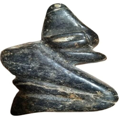 Kneeling meteorite Pendant in Hongshan Culture Collection of China