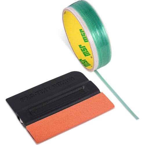 FOSHIO 500cm Knifeless Tape Design Line with Magnet Squeegee Vinyl Car Sticker Cutting Tape Knife Wrap Film Cut Car Accessories